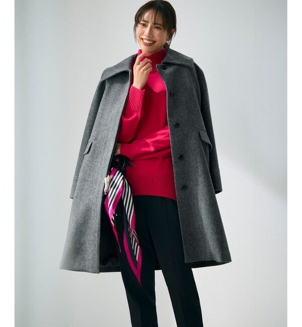 23区「【見上愛さんコラボカラー/Oggi掲載】カシミヤブレンド ハイネック ニット」|ニット・セーター|