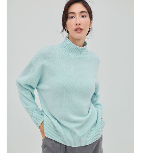 23区「【見上愛さんコラボカラー/Oggi掲載】カシミヤブレンド ハイネック ニット」|ニット・セーター|ﾗｲﾄｸﾞﾘ