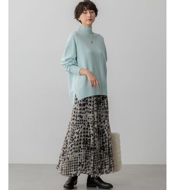 23区「【見上愛さんコラボカラー/Oggi掲載】カシミヤブレンド ハイネック ニット」|ニット・セーター|