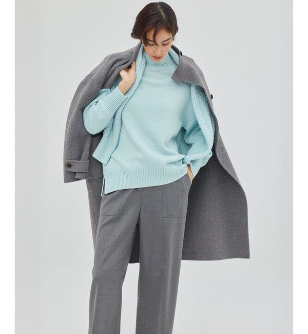 23区「【見上愛さんコラボカラー/Oggi掲載】カシミヤブレンド ハイネック ニット」|ニット・セーター|