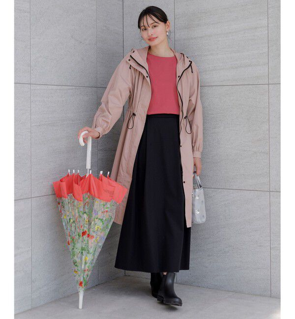 ANY SIS「【WEB限定】ポケッタブル レインコート」|レインコート|ピンク