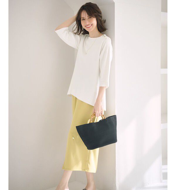 ANY SIS「【UVカット・洗える】フレアニット チュニック」|ニット・セーター|