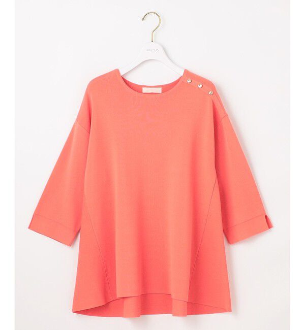 ANY SIS「【UVカット・洗える】フレアニット チュニック」|ニット・セーター|