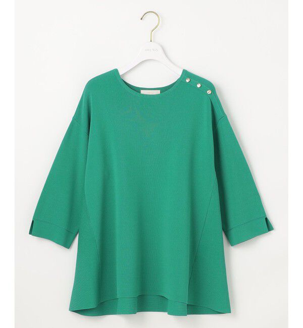 ANY SIS「【UVカット・洗える】フレアニット チュニック」|ニット・セーター|