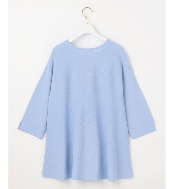 ANY SIS「【UVカット・洗える】フレアニット チュニック」|ニット・セーター|
