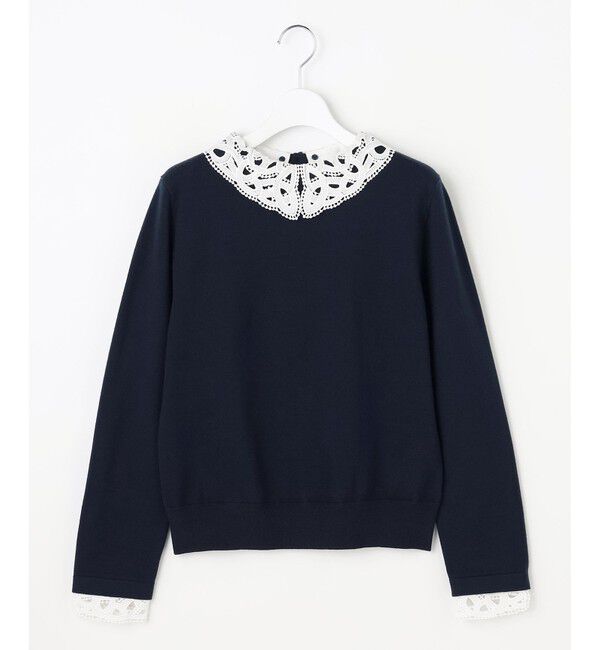 ANY SIS「レース襟 ニット」|ニット・セーター|