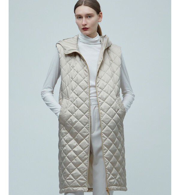 BEIGE,「RENARD / フーデッドジレ」|ベスト・ジレ|Beige