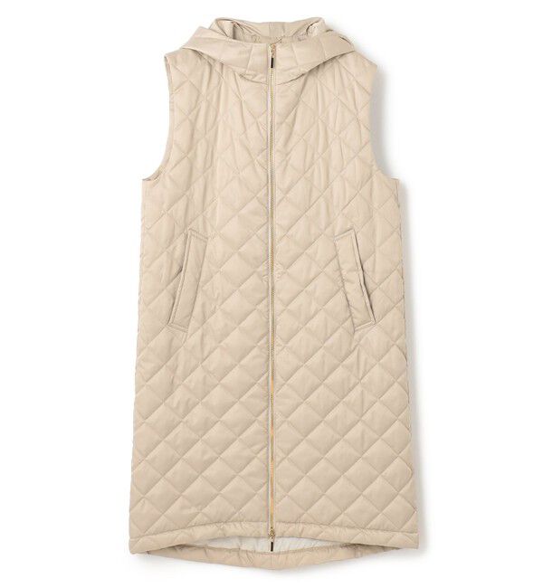 BEIGE,「RENARD / フーデッドジレ」|ベスト・ジレ|