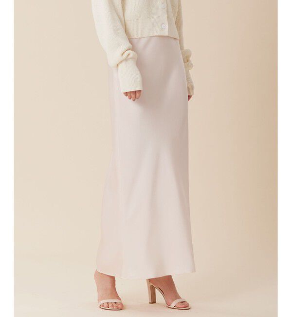 BEIGE,「GINETTE / ロングスカート」|スカート|Nude