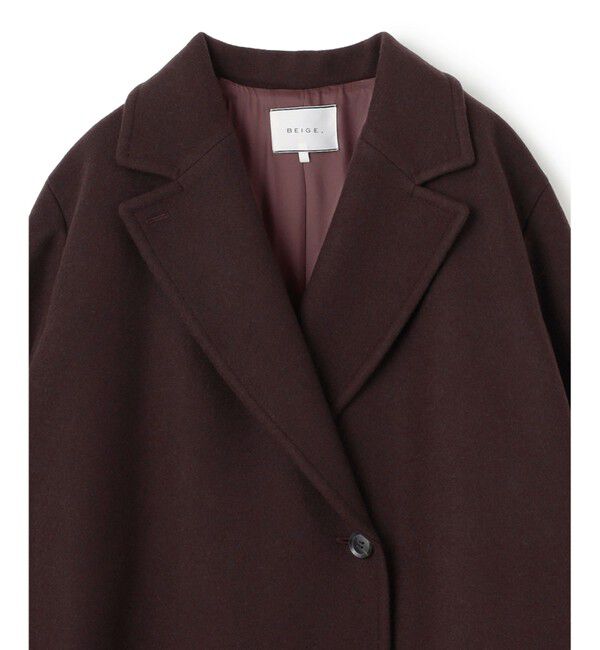 BEIGE,「GABELLE / ロング丈チェスターウールコート」|チェスターコート|