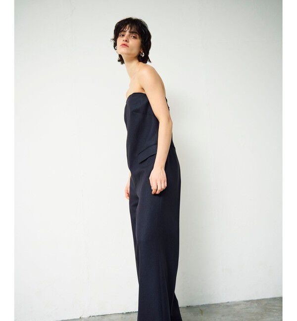 Grace Class「リネンタッチビスチェサロペ」|オールインワン|