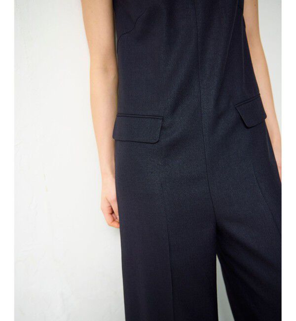 Grace Class「リネンタッチビスチェサロペ」|オールインワン|