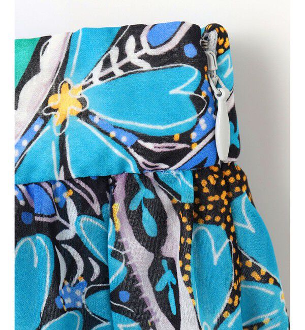 GRACE CONTINENTAL「シフォンプリントギャザースカート」|スカート|