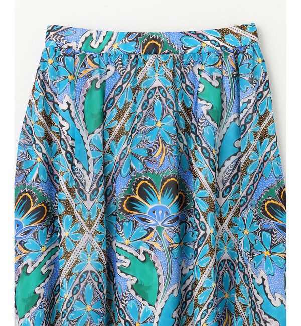 GRACE CONTINENTAL「シフォンプリントギャザースカート」|スカート|