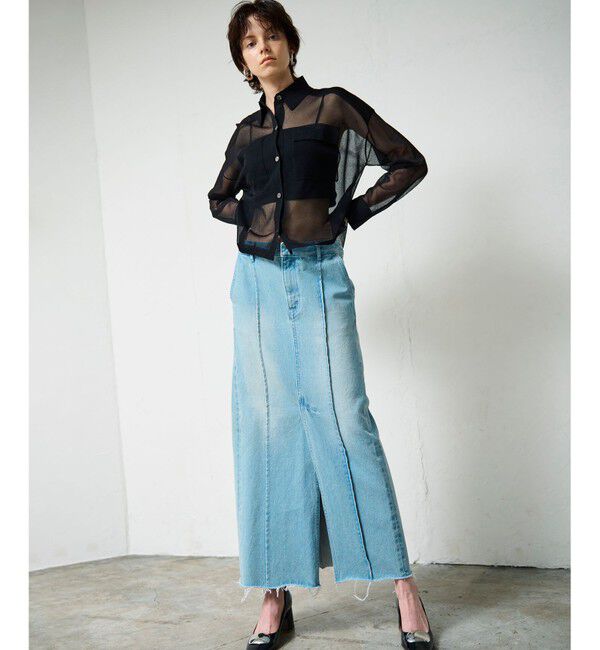 Grace Class「デニムタイトロングスカート」|スカート|