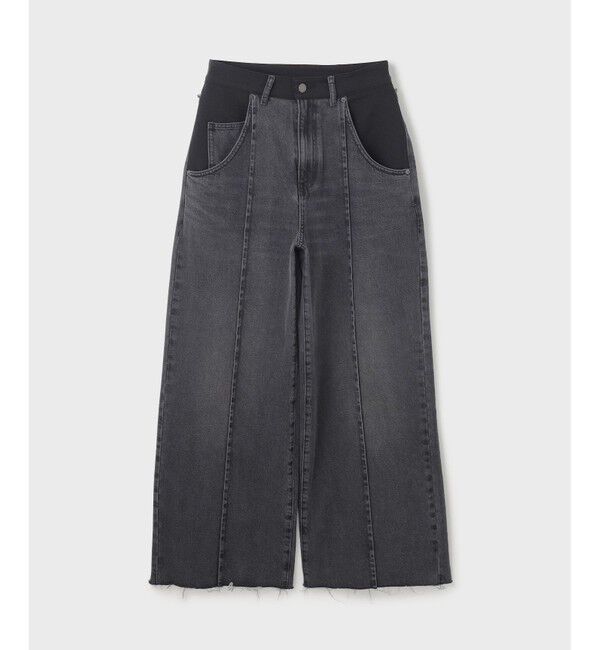  「コンビデニムワイドパンツ」|デニム|