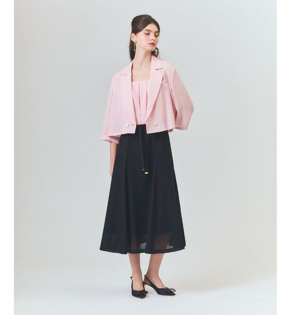 Grace Class「リネンライクシアージャケット」|その他|ピンク