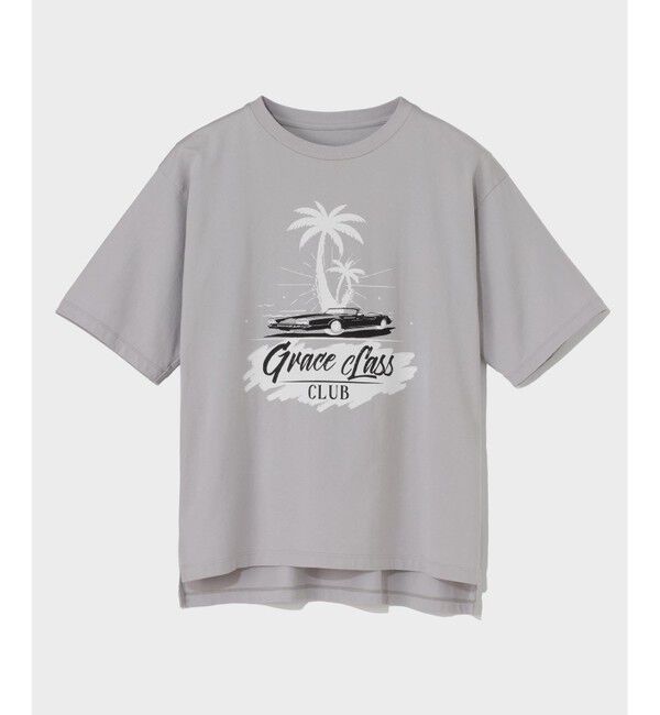 Grace Class「リゾートプリントTシャツ」|シャツ・ブラウス|