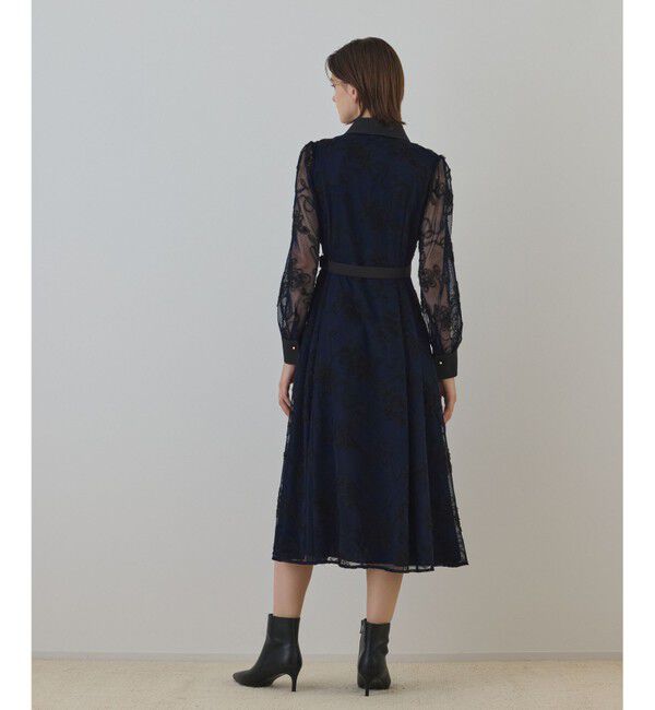 GRACE CONTINENTAL「チュールコードレースワンピース」|ワンピース|