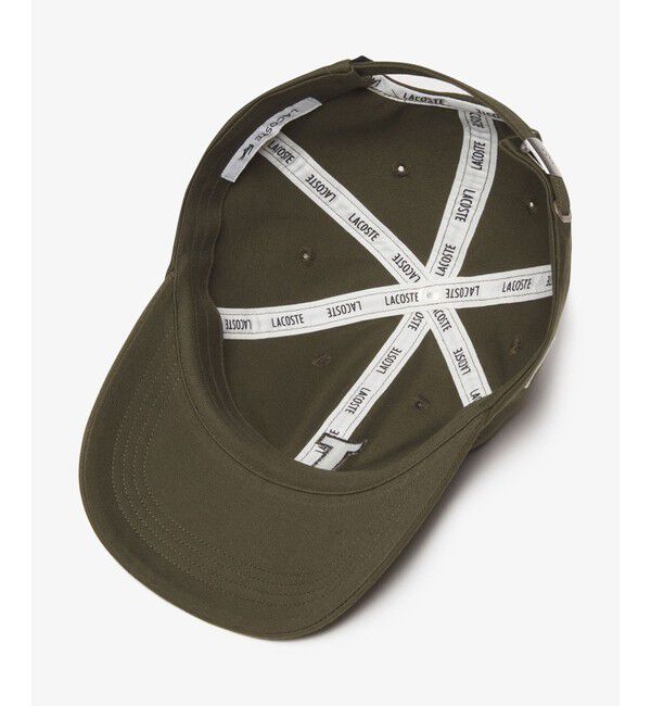 LACOSTE「コットンツイルLロゴキャップ」|キャップ・キャスケット|
