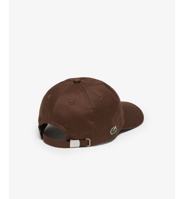 LACOSTE「コットンツイルLロゴキャップ」|キャップ・キャスケット|