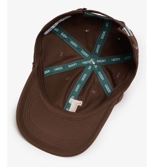 LACOSTE「コットンツイルLロゴキャップ」|キャップ・キャスケット|