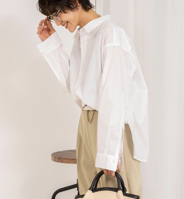 Rie Miller「レギュラーカラー2WAYシャツ」|シャツ・ブラウス|