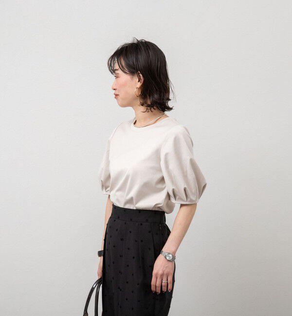 NOLLEY'S「プレミアムスムース5分袖プルオーバーカットソー」|Tシャツ・カットソー|