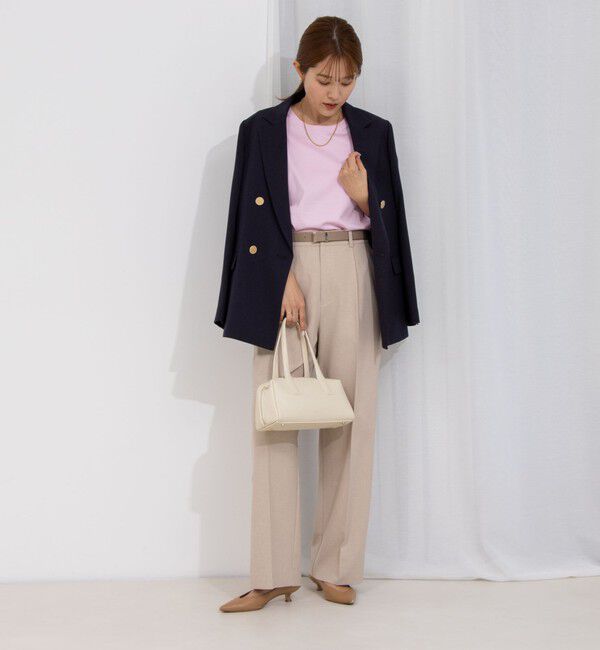 NOLLEY'S「プレミアムスムース5分袖プルオーバーカットソー」|Tシャツ・カットソー|