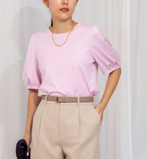 NOLLEY'S「プレミアムスムース5分袖プルオーバーカットソー」|Tシャツ・カットソー|