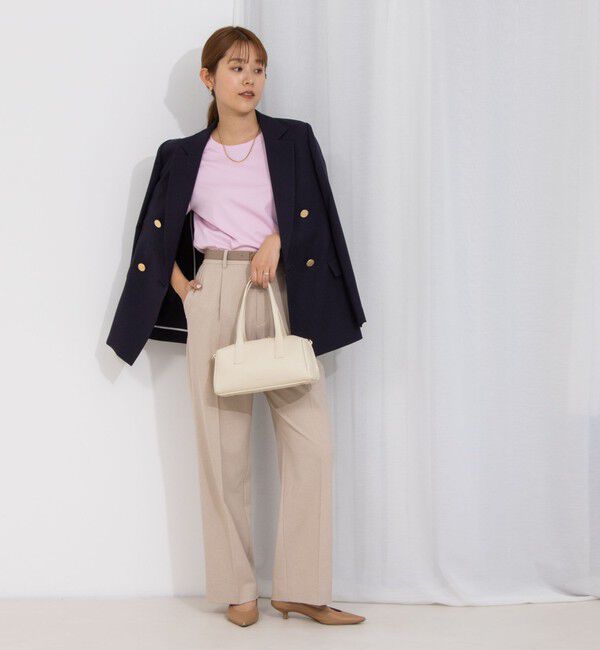 NOLLEY'S「プレミアムスムース5分袖プルオーバーカットソー」|Tシャツ・カットソー|