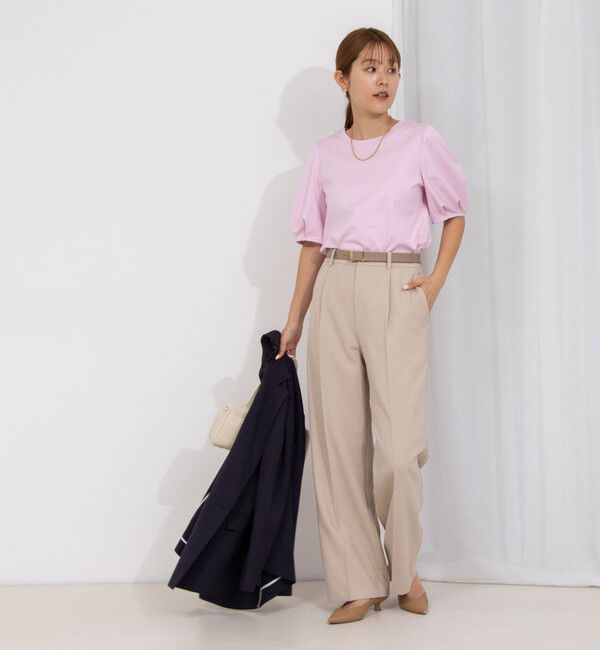 NOLLEY'S「プレミアムスムース5分袖プルオーバーカットソー」|Tシャツ・カットソー|