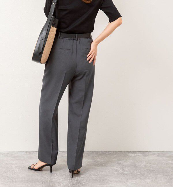 NOLLEY'S「【PR林☆別注カラーあり】ウォッシャブルツイルストレッチ愛されワイドパンツ」|その他|