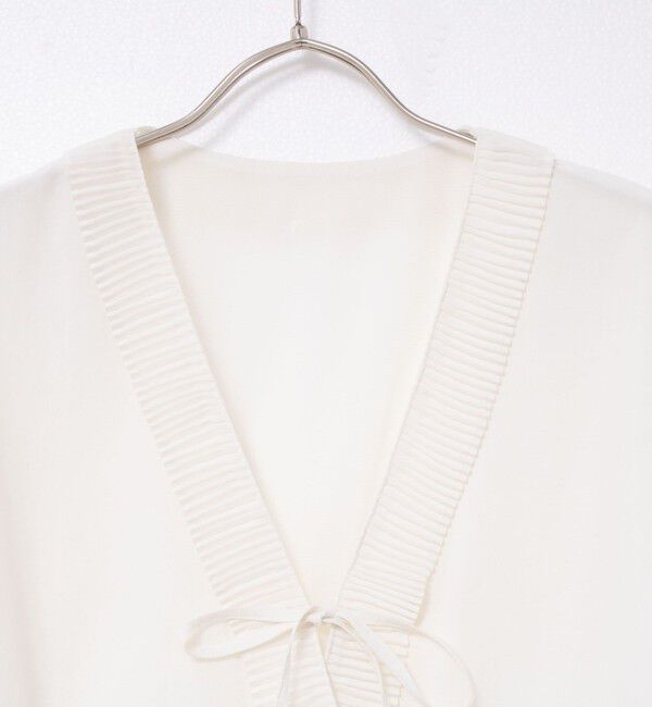 Rie Miller「プリーツカラー2WAYブラウス」|シャツ・ブラウス|