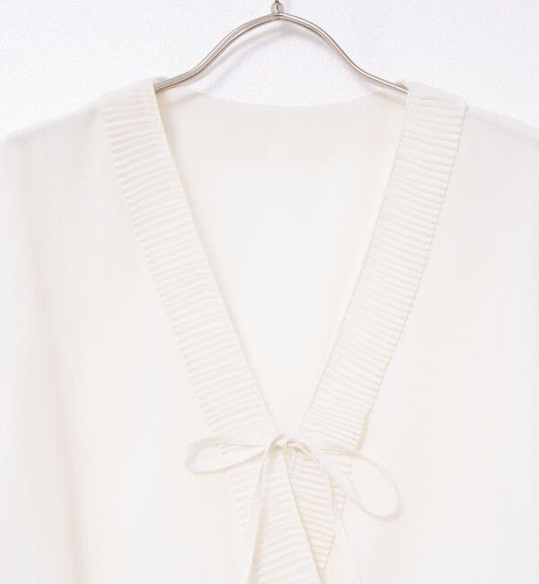 Rie Miller「プリーツカラー2WAYブラウス」|シャツ・ブラウス|