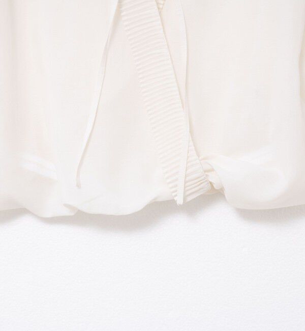 Rie Miller「プリーツカラー2WAYブラウス」|シャツ・ブラウス|