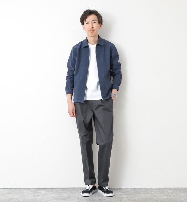 NOLLEY'S goodman「《セットアップ対応》ストレッチコーデュロイ ストレッチ ジップシャツ ブルゾン 25AW」|ブルゾン・スタジャン|