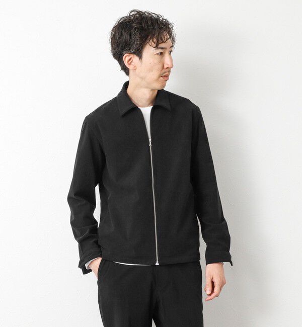 NOLLEY'S goodman「《セットアップ対応》ストレッチコーデュロイ ストレッチ ジップシャツ ブルゾン 25AW」|ブルゾン・スタジャン|