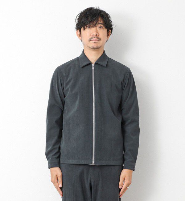 NOLLEY'S goodman「《セットアップ対応》ストレッチコーデュロイ ストレッチ ジップシャツ ブルゾン 25AW」|ブルゾン・スタジャン|