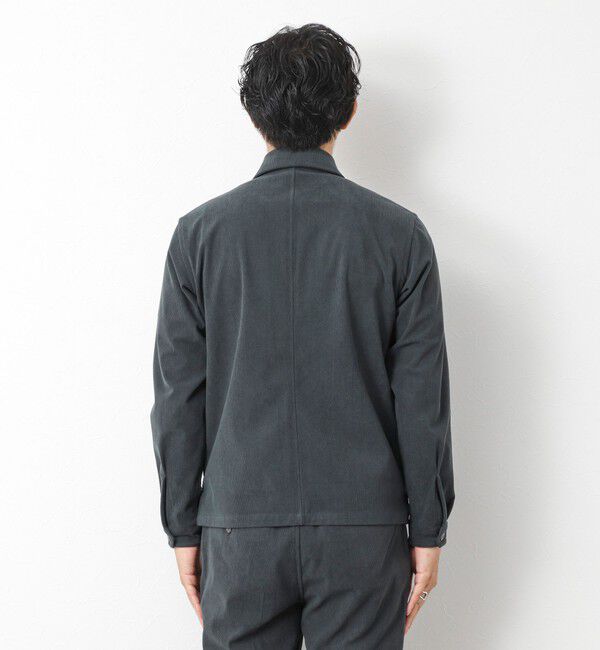 NOLLEY'S goodman「《セットアップ対応》ストレッチコーデュロイ ストレッチ ジップシャツ ブルゾン 25AW」|ブルゾン・スタジャン|