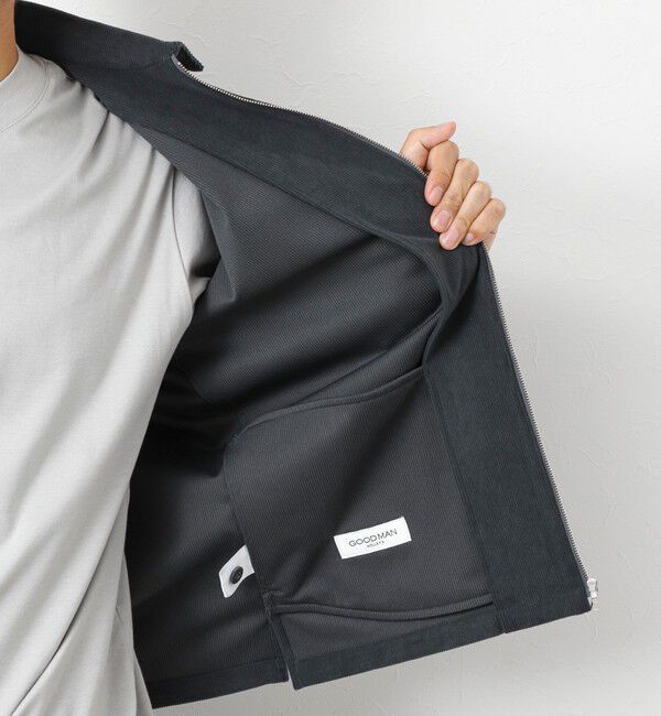 NOLLEY'S goodman「《セットアップ対応》ストレッチコーデュロイ ストレッチ ジップシャツ ブルゾン 25AW」|ブルゾン・スタジャン|