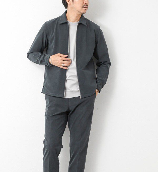 NOLLEY'S goodman「《セットアップ対応》ストレッチコーデュロイ ストレッチ ジップシャツ ブルゾン 25AW」|ブルゾン・スタジャン|