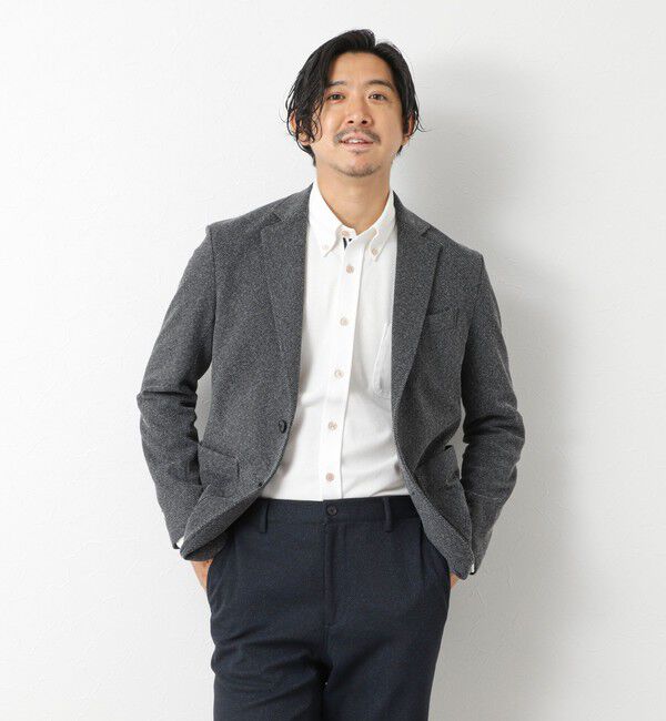 NOLLEY'S goodman「《ビジカジ/セットアップ対応》【尾州】先染めハニカムイージーJK 25AW」|テーラードジャケット|