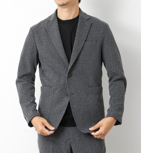 NOLLEY'S goodman「《ビジカジ/セットアップ対応》【尾州】先染めハニカムイージーJK 25AW」|テーラードジャケット|