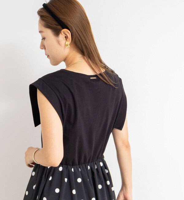 NOLLEY'S「ドットタフタドッキングワンピース」|ワンピース|