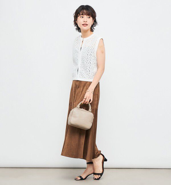 NOLLEY'S「《手洗い可能》フラワー刺繍生地ベスト」|ベスト・ジレ|