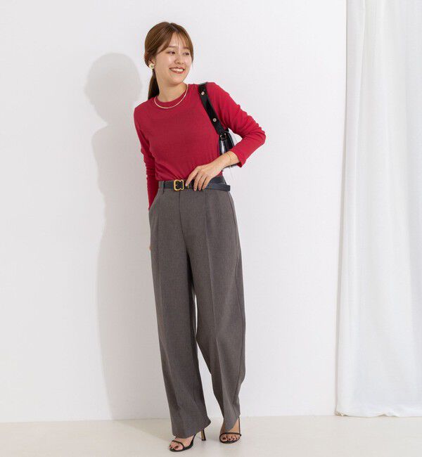 NOLLEY'S sophi「シアー配色トリミングロンT」|Tシャツ・カットソー|