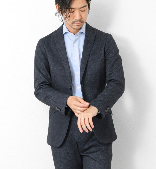 NOLLEY'S goodman「《ビジカジ/セットアップ対応》ポンチジャージJKT」|テーラードジャケット|