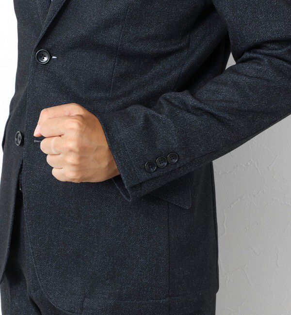 NOLLEY'S goodman「《ビジカジ/セットアップ対応》ポンチジャージJKT」|テーラードジャケット|