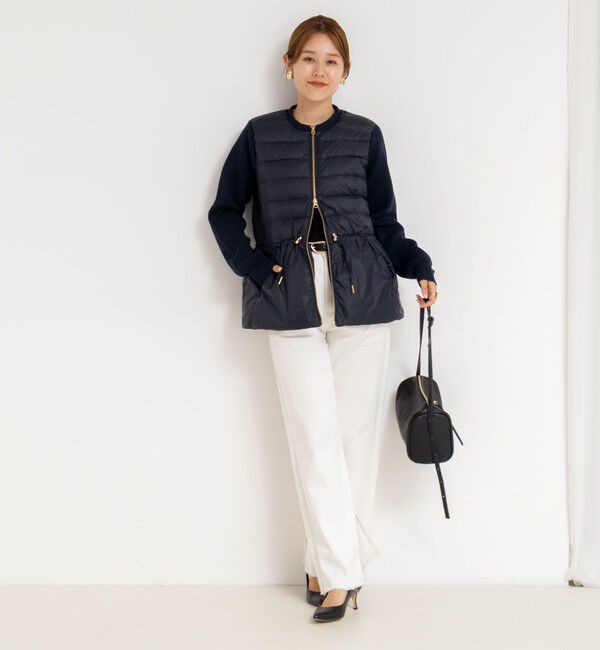 NOLLEY'S「【TAION/タイオン】別注ニットコンビダウンジャケット」|ダウン|